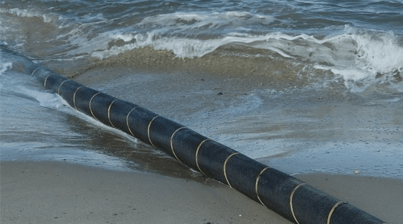 Submarine cable. Photo Credit: Tasnim News Agency