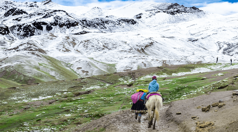Andes Peru Mountains Snow