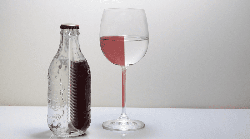 old wine new bottle glass