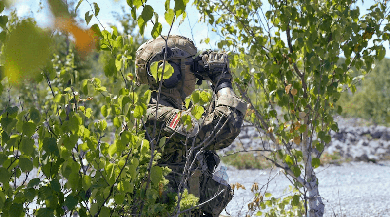 A soldier in the Latvian National Armed Forces. Photo Credit: U.S. Air National Guard photo by Tech. Sgt. Jason Boyd
