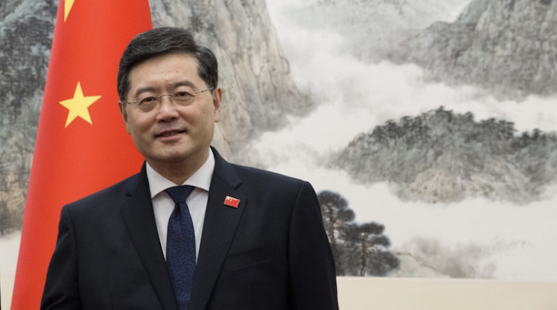 China's Foreign Minister Qin Gang. Photo Credit: U.S. Department of State, photo cropped