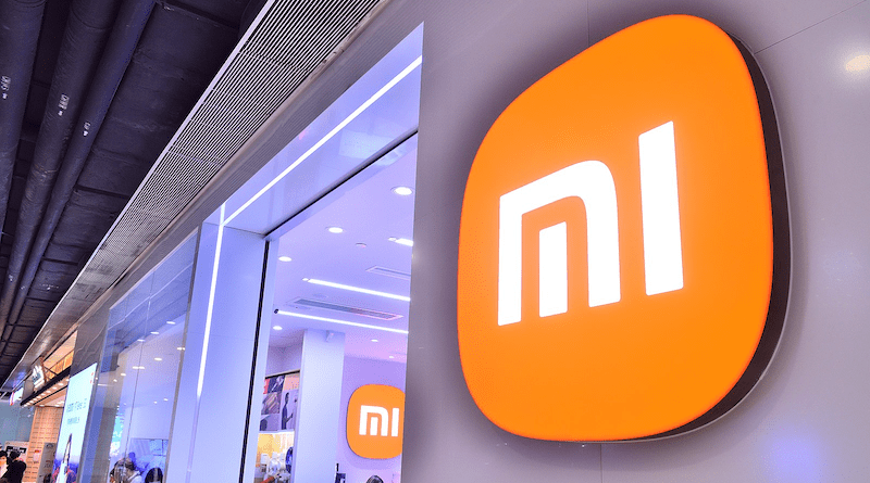 Logo of Xiaomi in a Hong Kong mall. Photo Credit: CeciliaPang, Wikipedia Commons