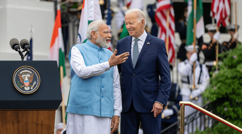 India's Prime Minister Narendra Modi with US President Joe Biden. Photo Credit: The White House