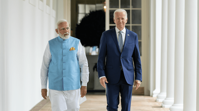 India's Prime Minister Narendra Modi with US President Joe Biden. Photo Credit: The White House