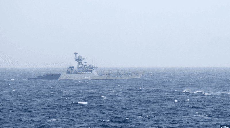 File photo of the Indian navy's Blackwood-class frigate INS Kirpan. Photo Credit: US Navy