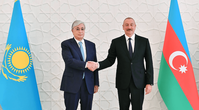 File photo of President of Kazaкhstan Kassym-Jomart Toкayev and Azerbaijan's President Ilham Aliyev. Photo Credit: Presidential Press and Information Office's of Azerbaijan, Wikimedia Commons
