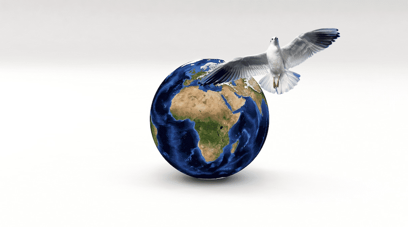 Africa Middle East Globe Peace Dove Earth