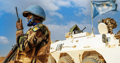 Peacekeepers from the Nigerien contingent of MINUSMA provide security in eastern Mali. Photo Credit: MINUSMA/Harandane Dicko