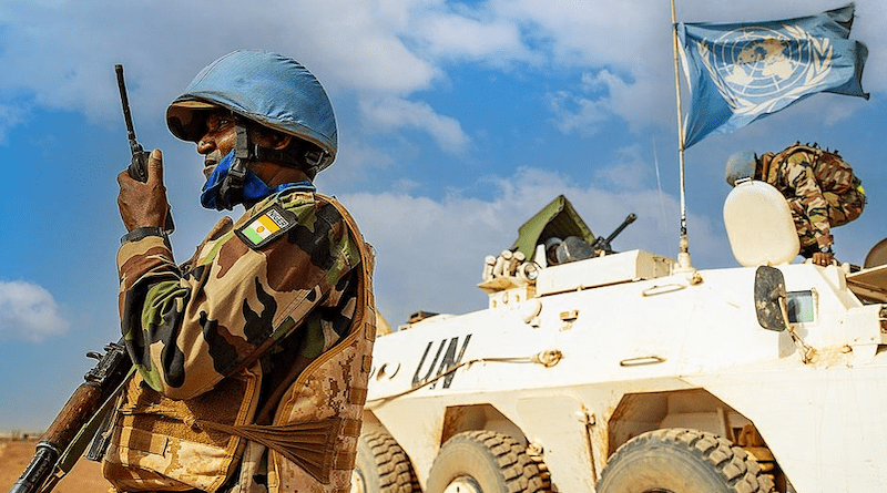 Peacekeepers from the Nigerien contingent of MINUSMA provide security in eastern Mali. Photo Credit: MINUSMA/Harandane Dicko