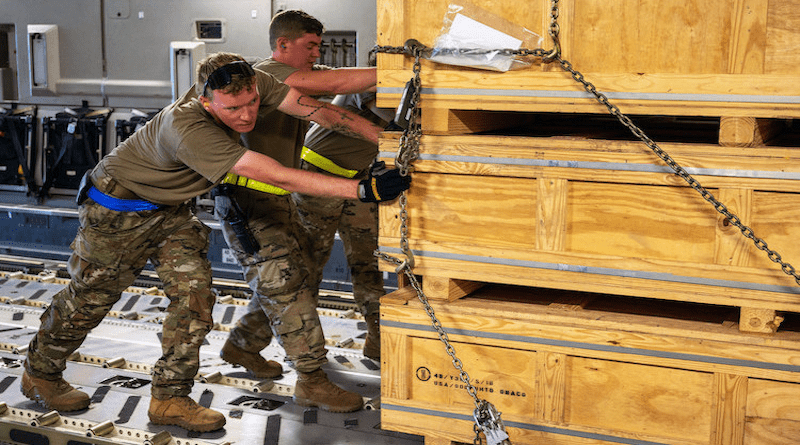 A new package of up to $800 million to support Ukraine, containing additional artillery systems and ammunition, including dual-purpose improved cluster munitions, which the Pentagon is providing for the first time to Kyiv. Photo credit: Air Force Airman 1st Class Cydney Lee, DOD