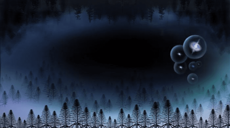 Exploring dark matter and the first galaxies simultaneously with the 21-cm forest CREDIT: NAOC & NEU