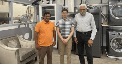 From left, Stanford University researchers Ram Rajagopal, Thomas Navidi and Abbas El Gamal. CREDIT: Courtesy of Abbas El Gamal