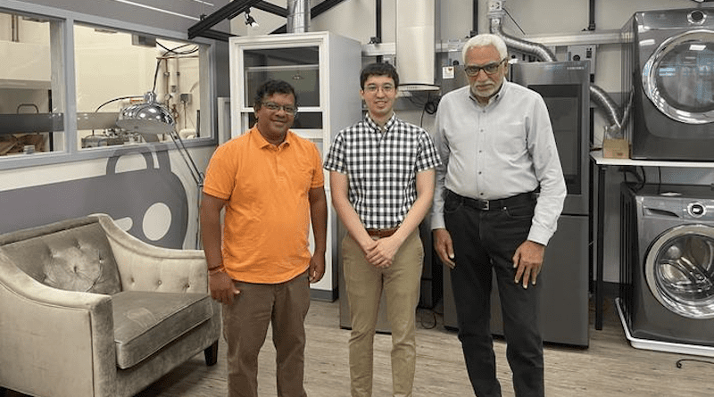 From left, Stanford University researchers Ram Rajagopal, Thomas Navidi and Abbas El Gamal. CREDIT: Courtesy of Abbas El Gamal