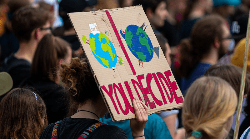 climate change protest demonstration