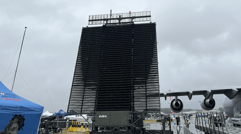 Indra’s Lanza 3D radar. Photo Credit: Indra