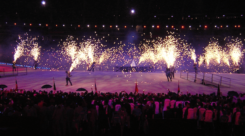 Opening ceremony of the 2006 Commonwealth Games at Melbourne, Australia. Photo Credit: Harro5, Wikipedia Commons