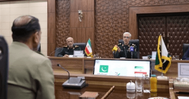 Pakistan's Chief of Army Staff Major General Asim Munir with Chief of Staff of the Iranian Armed Forces Major General Mohammad Hossein Baqeri. Photo Credit: Tasnim News Agency