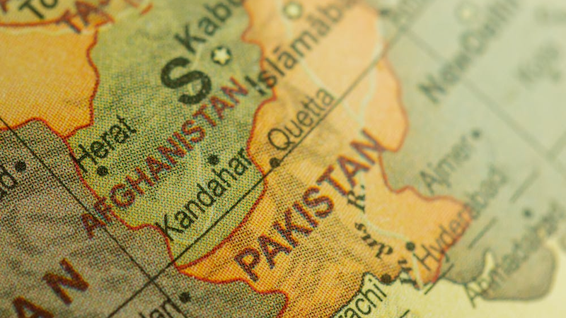 pakistan map location