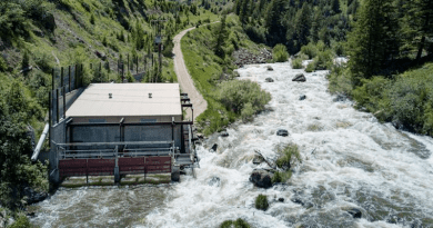 Fall River Electric Cooperative Hydropower Plant on the Teton River near Felt, Idaho. CREDIT: Idaho National Laboratory