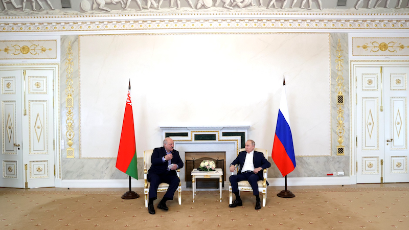 The President of Belarus Alexander Lukashenko with Russia's President Vladimir Putin. Photo Credit: Kremlin.ru