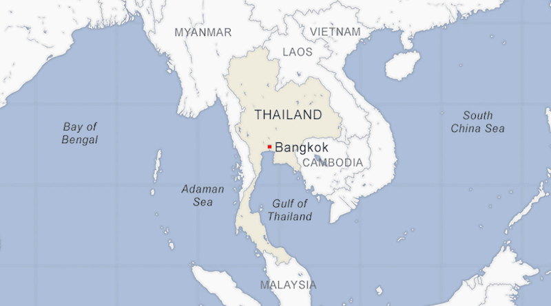 Location of Thailand. Credit: VOA
