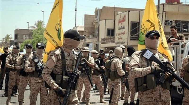 Member's of Iraq's Al-Hashd Al-Shaabi paramilitary group. Photo Credit: Tasnim News Agency