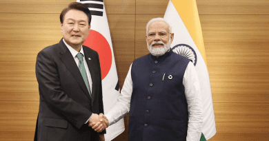 South Korea's President Yoon Suk Yeol with India's PM Narendra Modi. Photo Credit: India PM Office