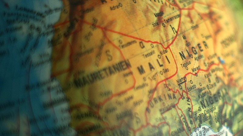 location map West Africa Mali niger Nigeria Burkina Faso