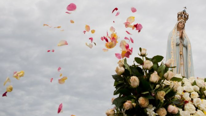 Our Lady of Fatima statue in Fatima, Portugal. | Photo courtesy of Shrine of Fatima