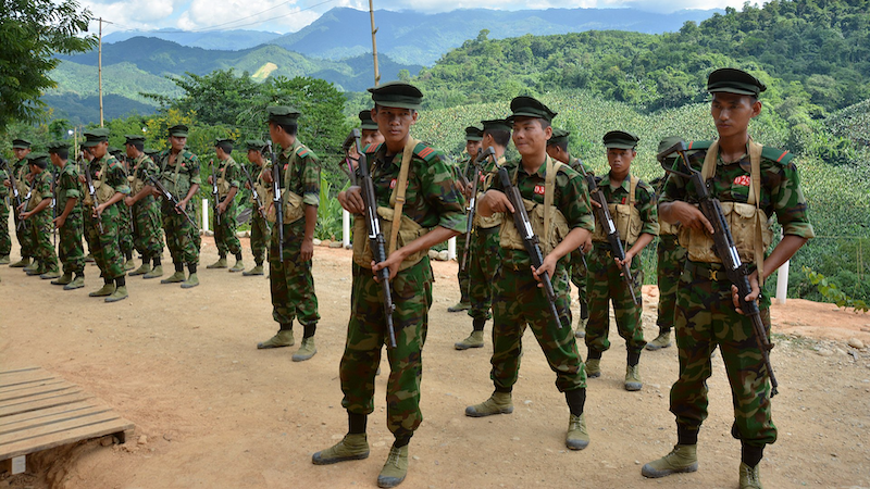 Kachin Independence Army cadets in Myanmar. Photo Credit: Paul Vrieze (VOA), Wikipedia Commons