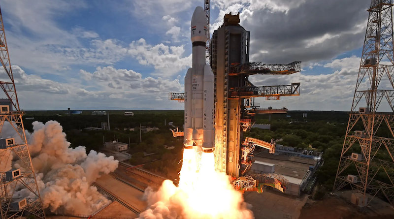 India's Chandrayaan-3 launches from the Satish Dhawan Space Centre in Sriharikota, India. Photo Credit: ISRO