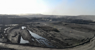 A vast open-pit coal mine controlled by the provincial government in the Tavan Tolgoi region of Omnogovi in southern Mongolia, June 13, 2023. Photo Credit: Subel Rai Bhandari for RFA