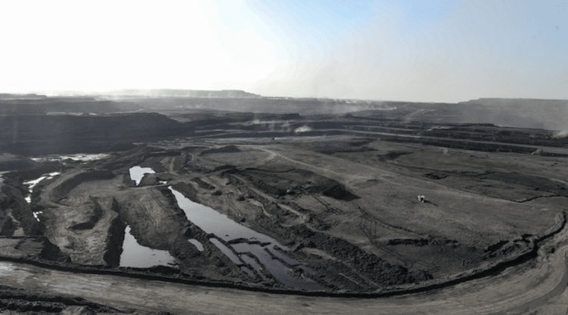 A vast open-pit coal mine controlled by the provincial government in the Tavan Tolgoi region of Omnogovi in southern Mongolia, June 13, 2023. Photo Credit: Subel Rai Bhandari for RFA