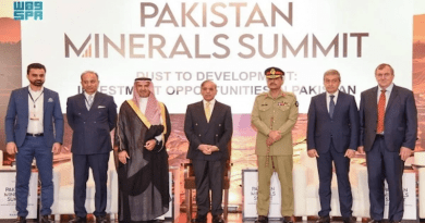 Saudi Arabia's Vice Minister of Industry and Mineral Resources for Mining Affairs Eng. Khalid Saleh Al-Mudaifer attends Pakistan Minerals Summit. Photo Credit: SPA