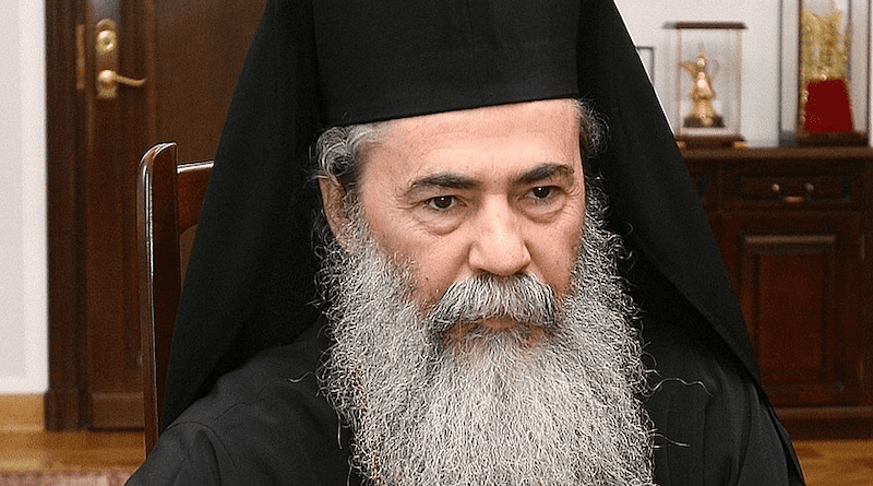 File photo of Patriarch Theophilos III of Jerusalem. Photo Credit: Michał Józefaciuk, Wikimedia Commons