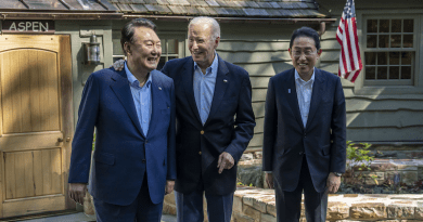 South Korean President Yoon Suk Yeol, President Joe Biden and Japan's Prime Minister Fumio Kishida. Photo Credit: The White House