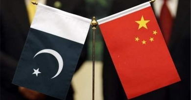 Flags of Pakistan and China. Photo Credit: Tasnim News Agency
