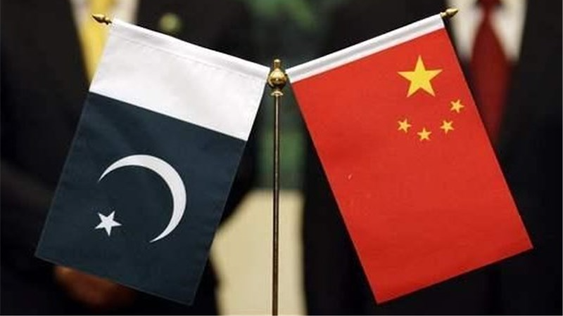 Flags of Pakistan and China. Photo Credit: Tasnim News Agency