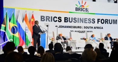 South Africa's President Cyril Ramaphosa at 15th BRICS Summit in Johannesburg. Photo Credit: SA News