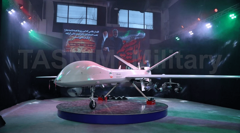 Iran’s Mohajer drone. Photo Credit: Tasnim News Agency