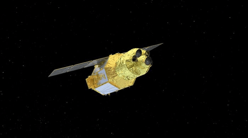NASA's Goddard Space Flight Center Conceptual Image Lab CREDIT The XRISM (X-ray Imaging and Spectroscopy Mission) spacecraft investigates the X-ray universe in this artist’s concept.