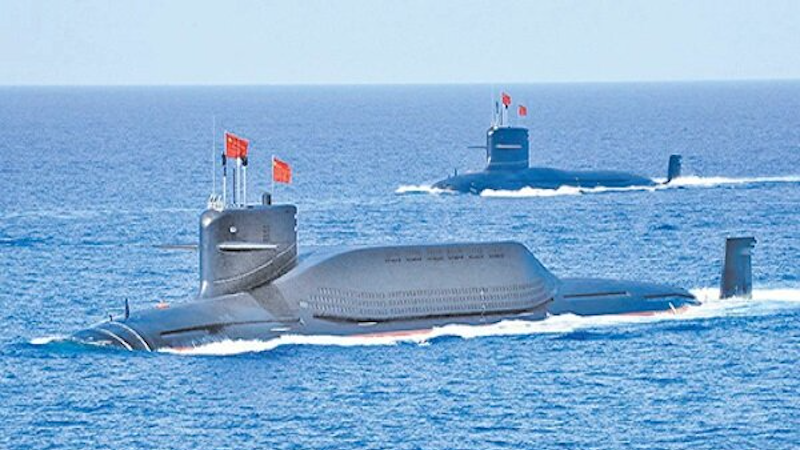 Submarines from China's Navy. Photo Credit: Mehr News Agency