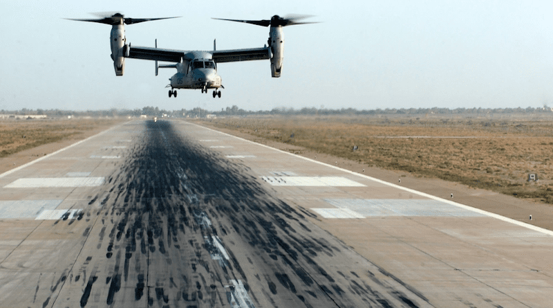 File photo of a V-22 Osprey. Photo Credit: Staff Sgt. Curt Cashour, DOD