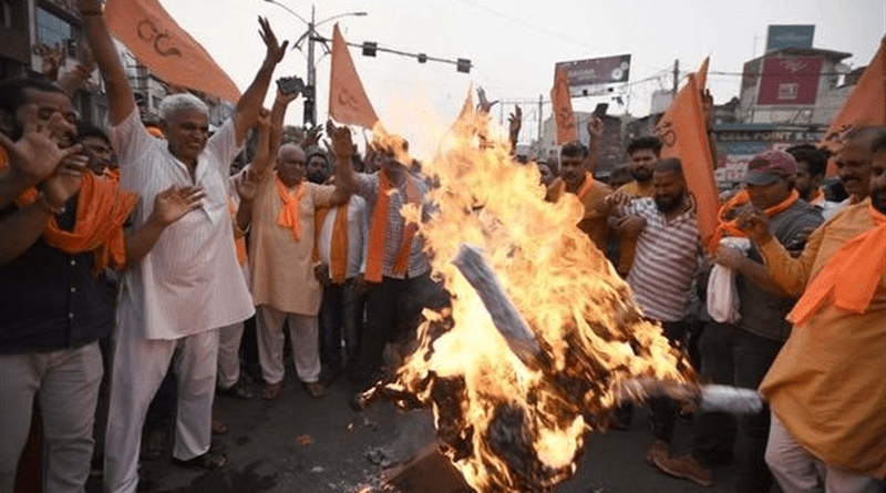 Sectarian protests in Haryana, India. Photo Credit: Tasnim News Agency