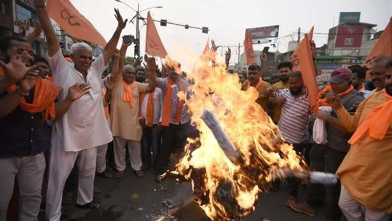 Sectarian protests in Haryana, India. Photo Credit: Tasnim News Agency