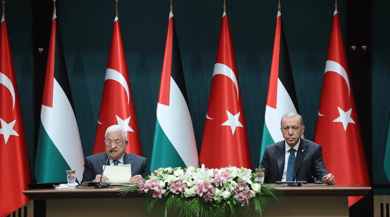 Palestinian Authority (PA) President Mahmoud Abbas with Turkey's President Recep Tayyip Erdoğan. Photo Credit: Turkey MFA