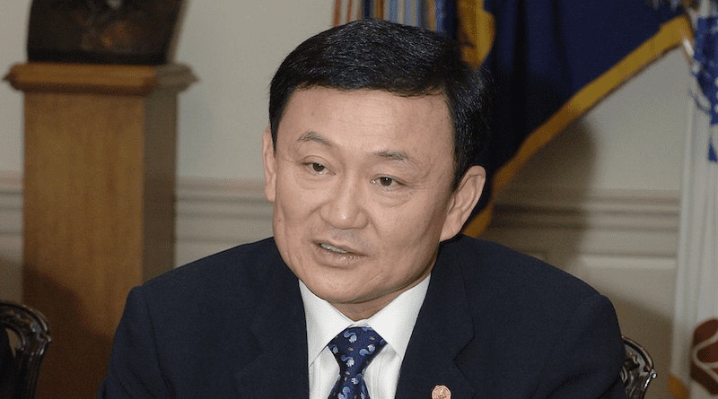 File photo of Thailand's Thaksin Shinawatra. Photo Credit: DoD photo by Helene C. Stikke, Wikipedia Commons