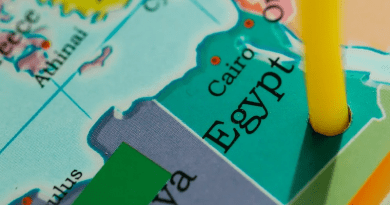 Egypt map location