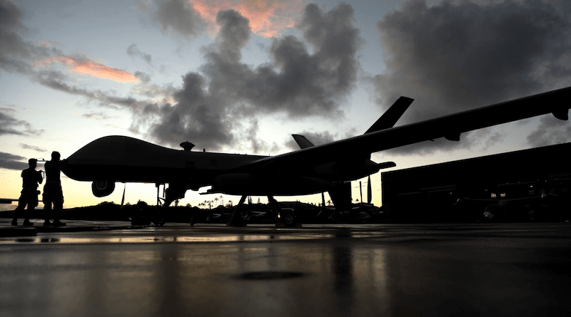 File photo of an Mq-9B Sea-Guardian drone. Photo Credit: U.S. Air Force photo by Master Sgt. Jerilyn Quintanilla
