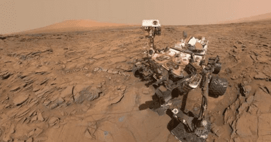 A selfie, taken by the Curiosity rover on the surface of Mars in June 2016. The Curiosity rover used the pyrolysis-GCMS equipment described in this notice (Secondary Creator Credit: NASA/JPL-Caltech/MSSS).